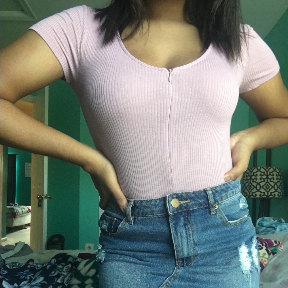 Baby pink bodysuit